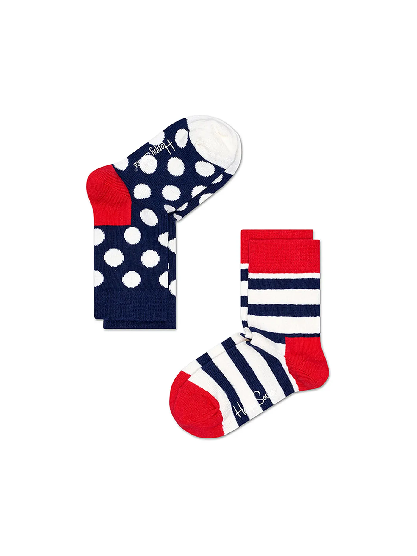 HAPPY SOCKS | Geschenkset Kinder Socken STRIPE 2-er Set bunt | 